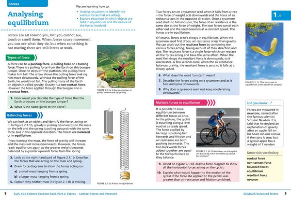 Produktbild: AQA KS3 Science Student Book Part 2