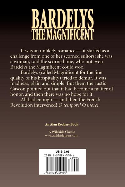 Produktbild: Bardelys the Magnificent by Rafael Sabatini, Historical Fiction