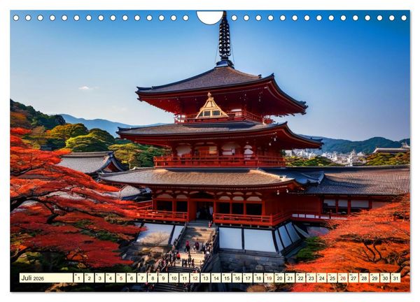 Produktbild: Typisch Japanisch (Wandkalender 2026 DIN A4 quer), CALVENDO Monatskalender