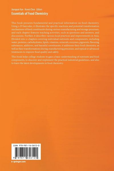 Produktbild: Essentials of Food Chemistry