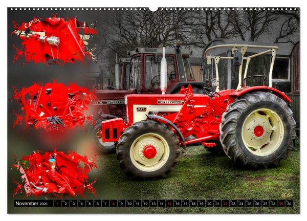 Produktbild: Oldtimer - Traktoren (hochwertiger Premium Wandkalender 2026 DIN A2 quer), Kunstdruck in Hochglanz