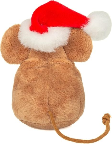 Produktbild: Teddy Hermann 946151 - Weihnachtsmaus mit Keks, 11 cm, Pl&uuml;schtier