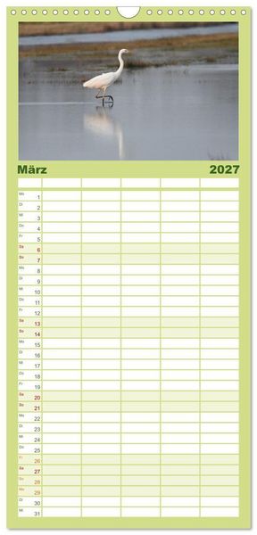 Produktbild: Familienplaner 2027 - Unser Land im Norden mit 5 Spalten (Wandkalender, 21 x 45 cm) CALVENDO