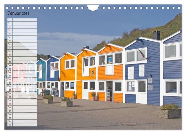 Produktbild: Helgoland - idyllische Nordseeinsel (Wandkalender 2026 DIN A4 quer), CALVENDO Monatskalender