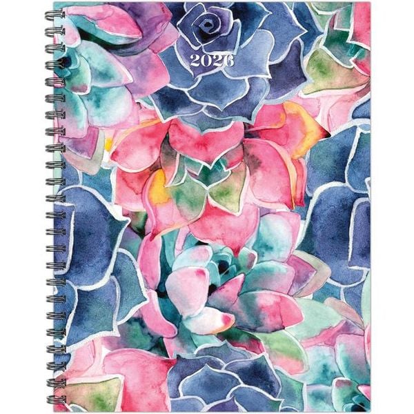 Produktbild: So Very Succulent 2026 8.5 X 11 Weekly Monthly Softcover Planner