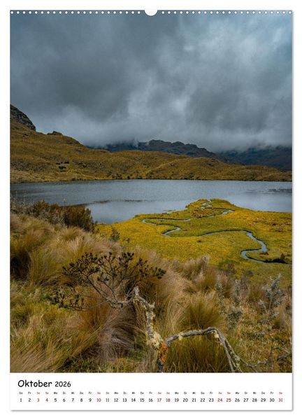 Produktbild: Traumhaftes Ecuador (Wandkalender 2026 DIN A2 hoch), CALVENDO Monatskalender
