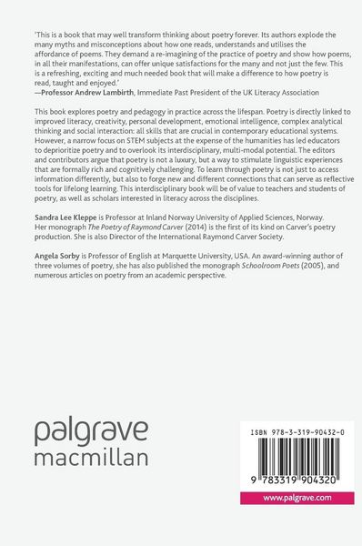 Produktbild: Poetry and Pedagogy across the Lifespan