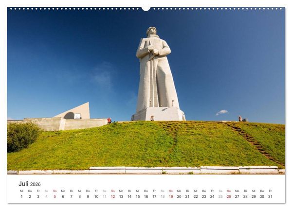 Produktbild: Russlands Norden 2026 (hochwertiger Premium Wandkalender 2026 DIN A2 quer), Kunstdruck in Hochglanz