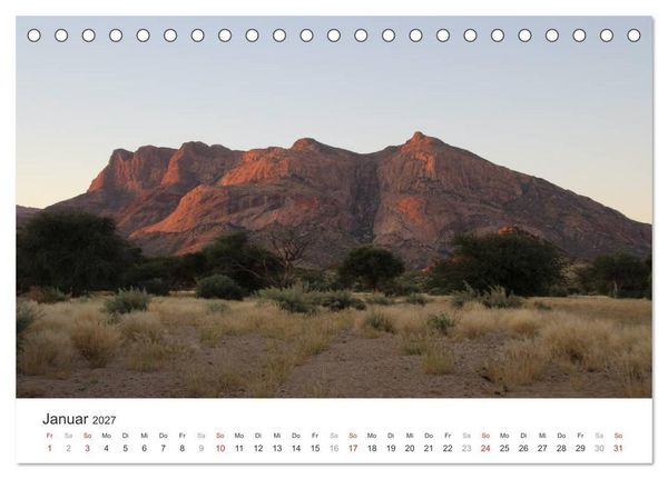 Produktbild: Namibia - Landschaftseindr&uuml;cke (Tischkalender 2027 DIN A5 quer), CALVENDO Monatskalender
