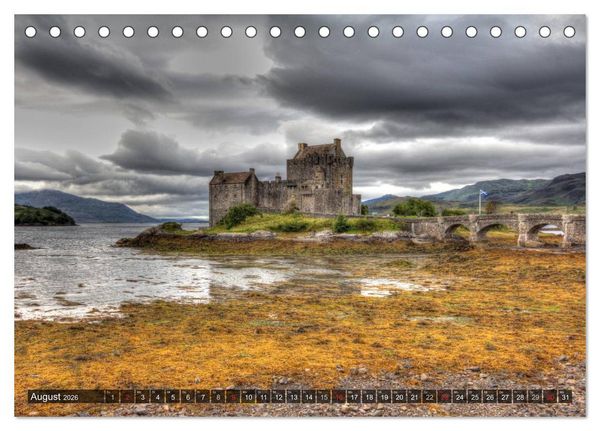 Produktbild: Schottland (Tischkalender 2026 DIN A5 quer), CALVENDO Monatskalender