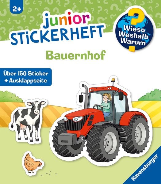 Produktbild: Wieso? Weshalb? Warum? junior Stickerheft - Bauernhof