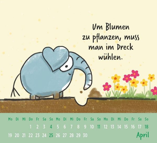 Produktbild: Mini-Kalender 2027: Liebe Botschaften F&Uuml;R DICH. Mit Franz and Friends durchs Jahr