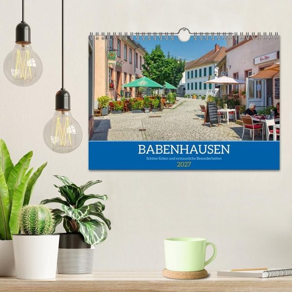 Produktbild: Babenhausen - Sch&ouml;ne Ecken und erstaunliche Besonderheiten (Wandkalender 2027 DIN A4 quer), CALVENDO Monatskalender