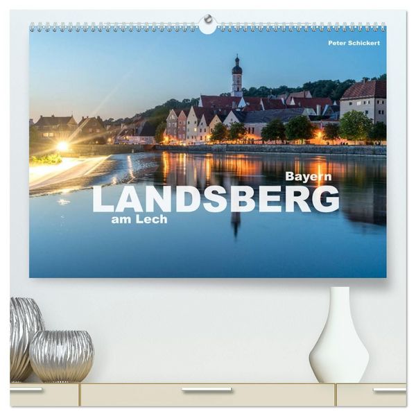 Produktbild: Landsberg am Lech (hochwertiger Premium Wandkalender 2027 DIN A2 quer), Kunstdruck in Hochglanz