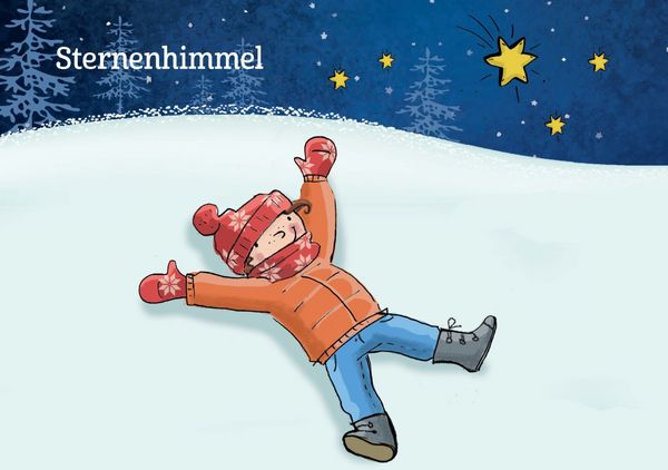 Produktbild: Kinderyoga-Bildkarten zur Winter- und Weihnachtszeit