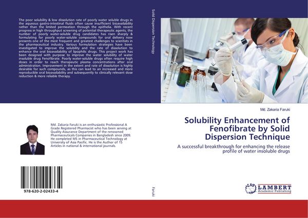 Produktbild: Solubility Enhancement of Fenofibrate by Solid Dispersion Technique
