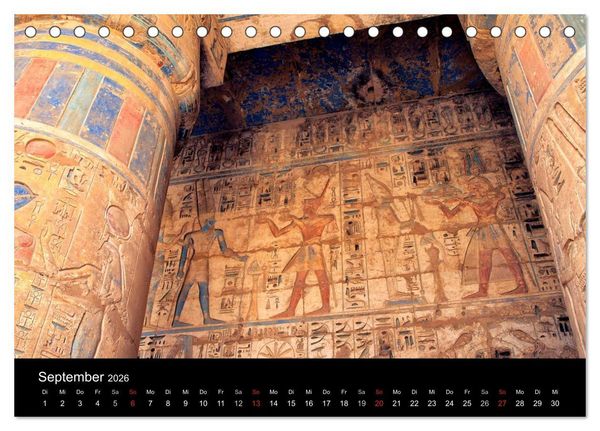 Produktbild: Luxor in Bildern - Auf den Spuren des antiken &Auml;gypten in Theben Ost und Theben West (Tischkalender 2026 DIN A5 quer), CALVENDO Monatskalender