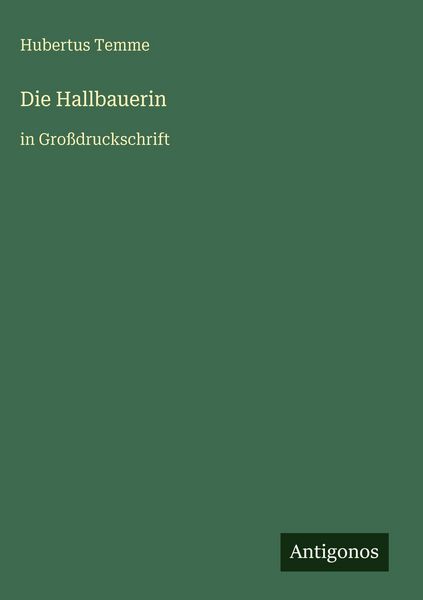Produktbild: Die Hallbauerin