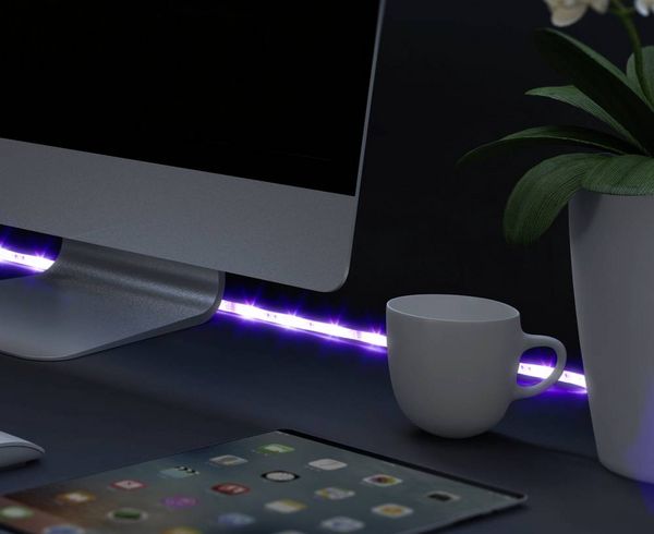 Produktbild: Sygonix SY-5225288 LED-Streifen-Komplettset mit Stecker 5V 150cm RGB 1St.