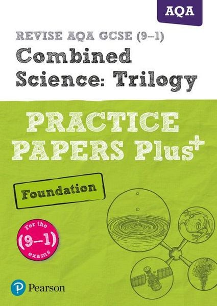 Produktbild: Pearson REVISE AQA GCSE Combined Science (Foundation) Practice Papers Plus - for 2026, 2027 exams