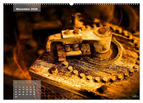 Produktbild: AUSSER BETRIEB - Industriekultur mit PopArt-Einfl&uuml;ssen (Wandkalender 2026 DIN A2 quer), CALVENDO Monatskalender