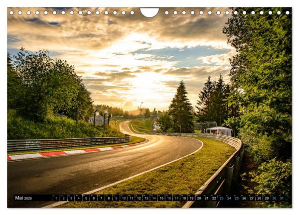 Produktbild: Rennstrecken Impressionen (Wandkalender 2026 DIN A4 quer), CALVENDO Monatskalender