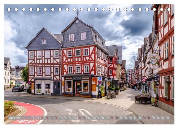 Produktbild: Ein Blick auf Herborn (Tischkalender 2026 DIN A5 quer), CALVENDO Monatskalender