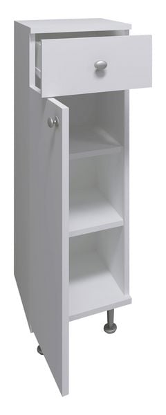 Produktbild: Badm&ouml;bel Midischrank Badschrank Schublade Nilosi