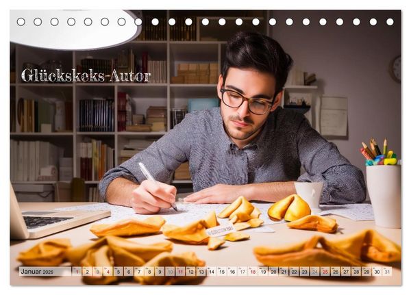 Produktbild: Lustige Berufe (Tischkalender 2026 DIN A5 quer), CALVENDO Monatskalender