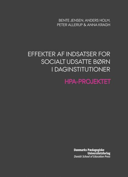 Produktbild: Effekter af indsatser for socialt udsatte born i daginstitutioner
