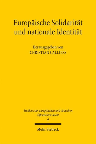 Produktbild: Europ&auml;ische Solidarit&auml;t und nationale Identit&auml;t