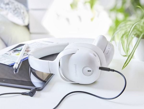 Produktbild: Intenso Over-Ear O400HA white Over Ear Kopfh&ouml;rer Wei&szlig; Faltbar