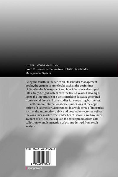 Produktbild: From Customer Retention to a Holistic Stakeholder Management System
