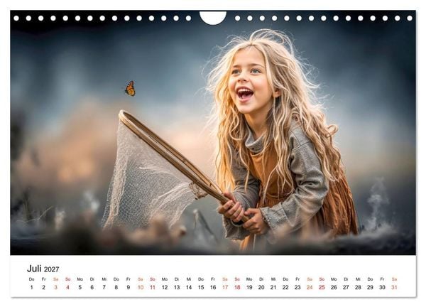 Produktbild: Kinder. Landkinder - Lebendig. Frei. Gl&uuml;cklich. (Wandkalender 2027 DIN A4 quer), CALVENDO Monatskalender