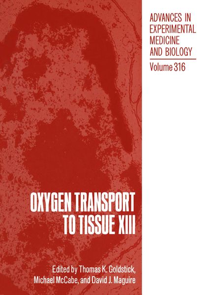 Produktbild: Oxygen Transport to Tissue XIII