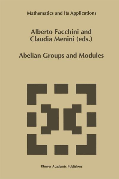 Produktbild: Abelian Groups and Modules