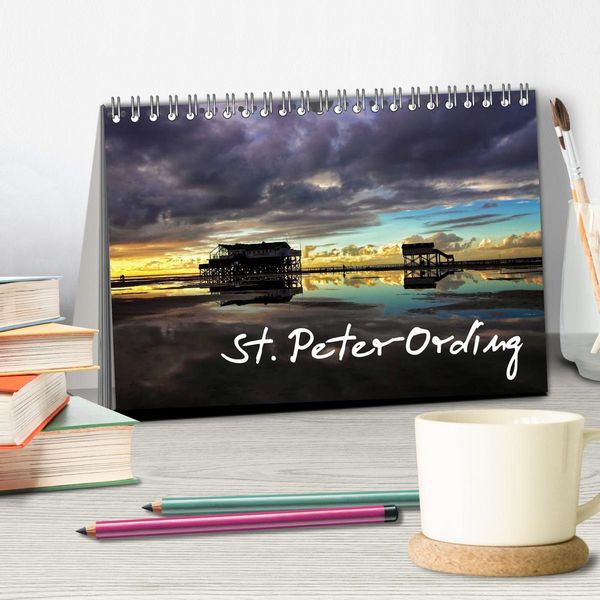 Produktbild: St. Peter-Ording (Tischkalender 2026 DIN A5 quer), CALVENDO Monatskalender