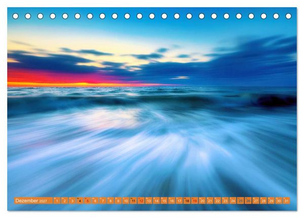 Produktbild: Ostsee in Langzeitbelichtung (Tischkalender 2027 DIN A5 quer), CALVENDO Monatskalender