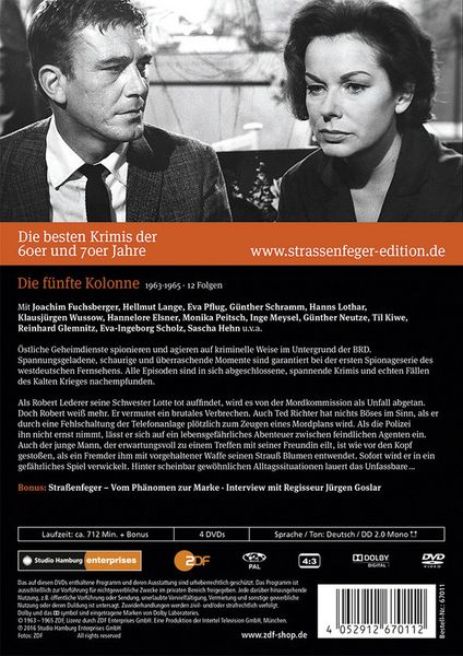 Produktbild: Stra&szlig;enfeger 13 - Die f&uuml;nfte Kolonne/Folge 01-12 [4 DVDs]