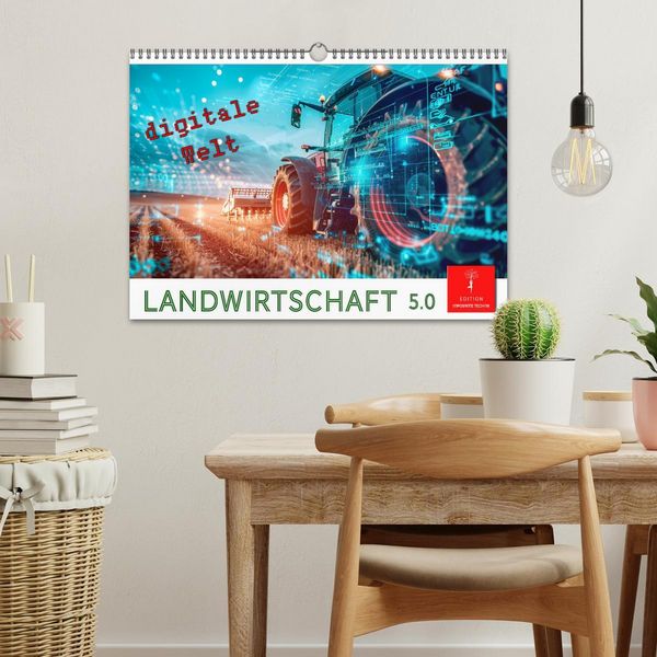 Produktbild: Landwirtschaft 5.0 - digitale Welt (Wandkalender 2026 DIN A3 quer), CALVENDO Monatskalender