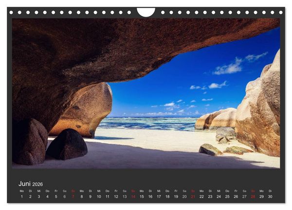 Produktbild: Seychellen Traumstr&auml;nde im Paradies (Wandkalender 2026 DIN A4 quer), CALVENDO Monatskalender