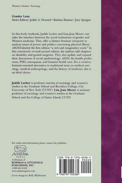 Produktbild: Gender and the Social Construction of Illness