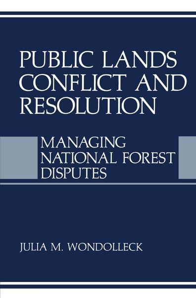 Produktbild: Public Lands Conflict and Resolution