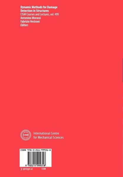 Produktbild: Dynamic Methods for Damage Detection in Structures
