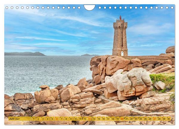 Produktbild: Bretagne, wild und sch&ouml;n (Wandkalender 2027 DIN A4 quer), CALVENDO Monatskalender
