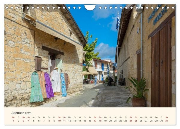 Produktbild: Zypern erleben (Wandkalender 2026 DIN A4 quer), CALVENDO Monatskalender