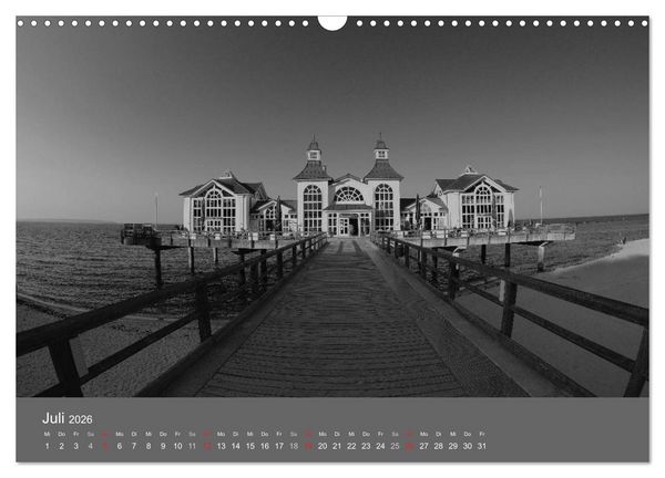 Produktbild: Ostsee - von schwarz bis wei&szlig; (Wandkalender 2026 DIN A3 quer), CALVENDO Monatskalender