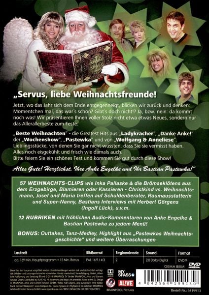 Produktbild: Beste Weihnachten - mit Anke Engelke & Bastian Pastewka