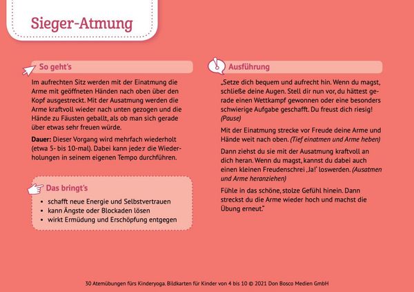 Produktbild: 30 Atem&uuml;bungen f&uuml;rs Kinderyoga