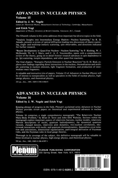 Produktbild: Advances in Nuclear Science and Technology